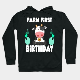 Holy cow l'm one birthday girl Hoodie